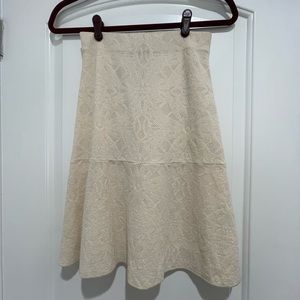 Missoni NWT cream colored white skirt Size 38